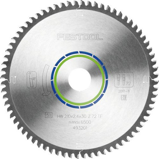 Festool Specialsågklingor 210x2,4x30 TF72