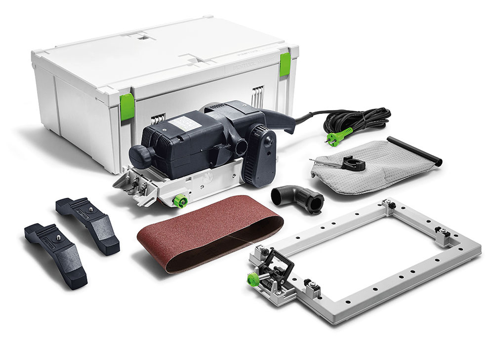 Festool Bandslipmaskin BS 105 E-SET (105x620mm) - med