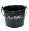 TEBO Hink 20 L Svart med pip Heavy Duty (Polyeten)