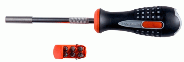 Bahco Bitsskruvmejsel 1/4" PH/PZ/SP