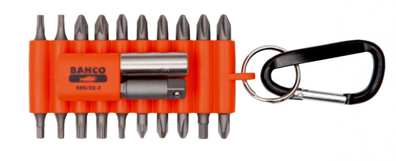 Bahco Bitssats/Matta 22 delar 1/4" Ph,Torx,Insex - kompakt