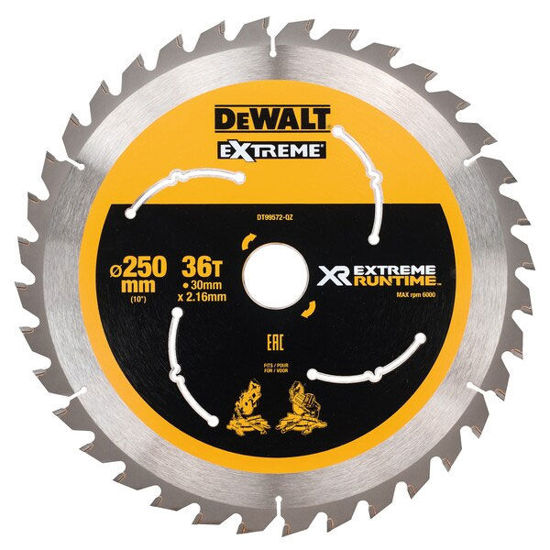 DeWalt DT99572 Sågklinga 250mm 36T FlexVolt