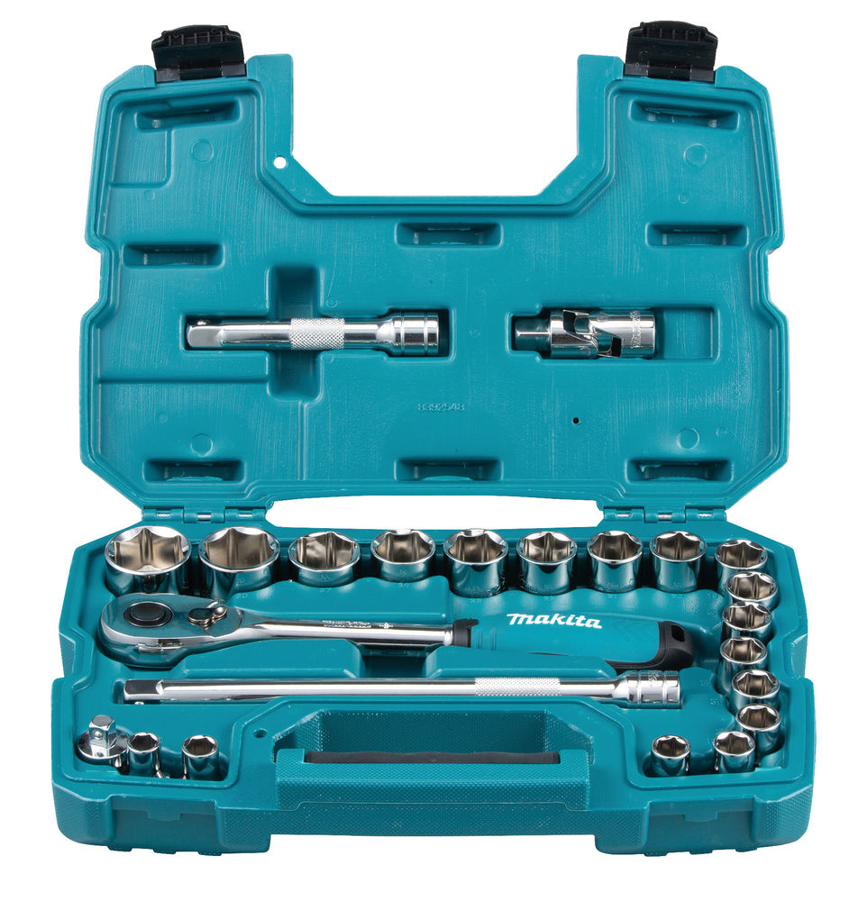 Makita B-65589 Hylsnyckelsats 1/2" 23-delar - mm