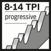 Bosch S 123 XF Tigersågblad Progressor Metall BIM | toolab.se