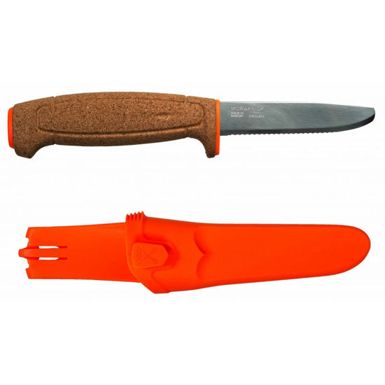 Morakniv® Flytande tandad, rostfri med trubbig spets