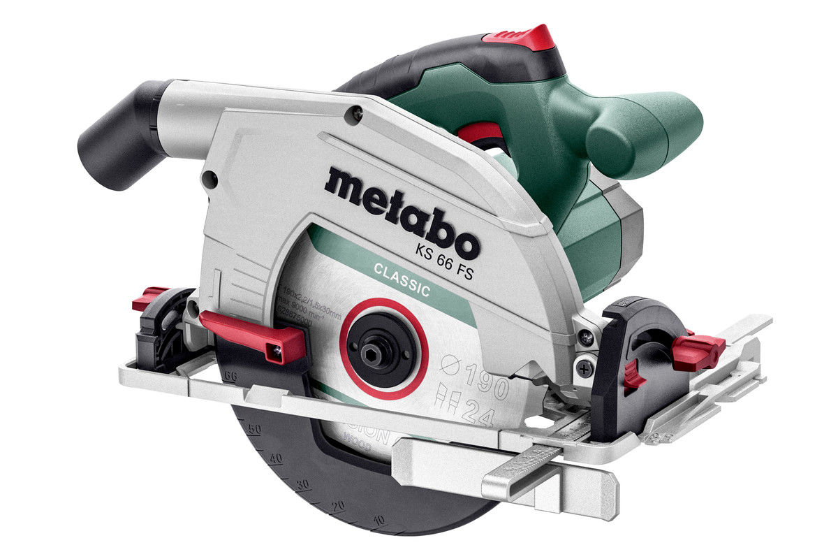 Metabo handcirkelsåg KS 66 FS i låda - med