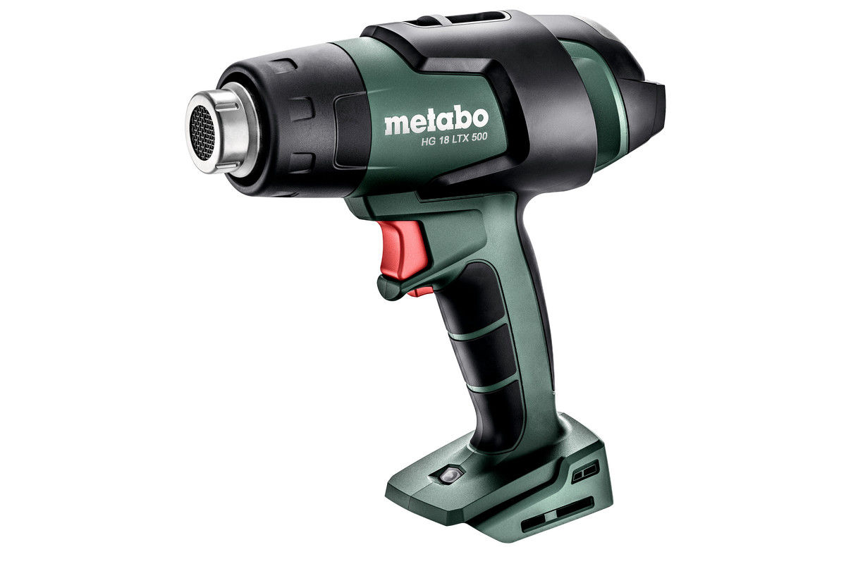 Metabo HG 18 LTX 500 batteridriven varmluftspistol (utan batteri) - med