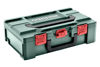Metabo METABOX 145 L – intelligent transport- och förvaringssystem för mobilt arbete. Metabox 145 L är extremt robust och hållfast och är optimalt skydd av maskiner och tillbehör mot smuts och fukt (IP43)