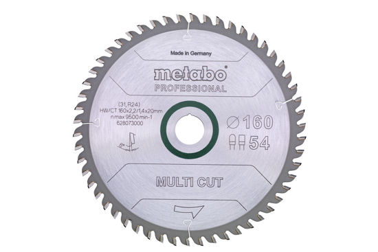Metabo sågblad ”Multi cut – professional” är för universell användning i krävande material. Sågbladet är idealisk för alla sorters inredningsarbeten och ger precisa, tysta och vibrationsminimerade snitt tack vare lasrat expansionsspår samt lasrade grundsk