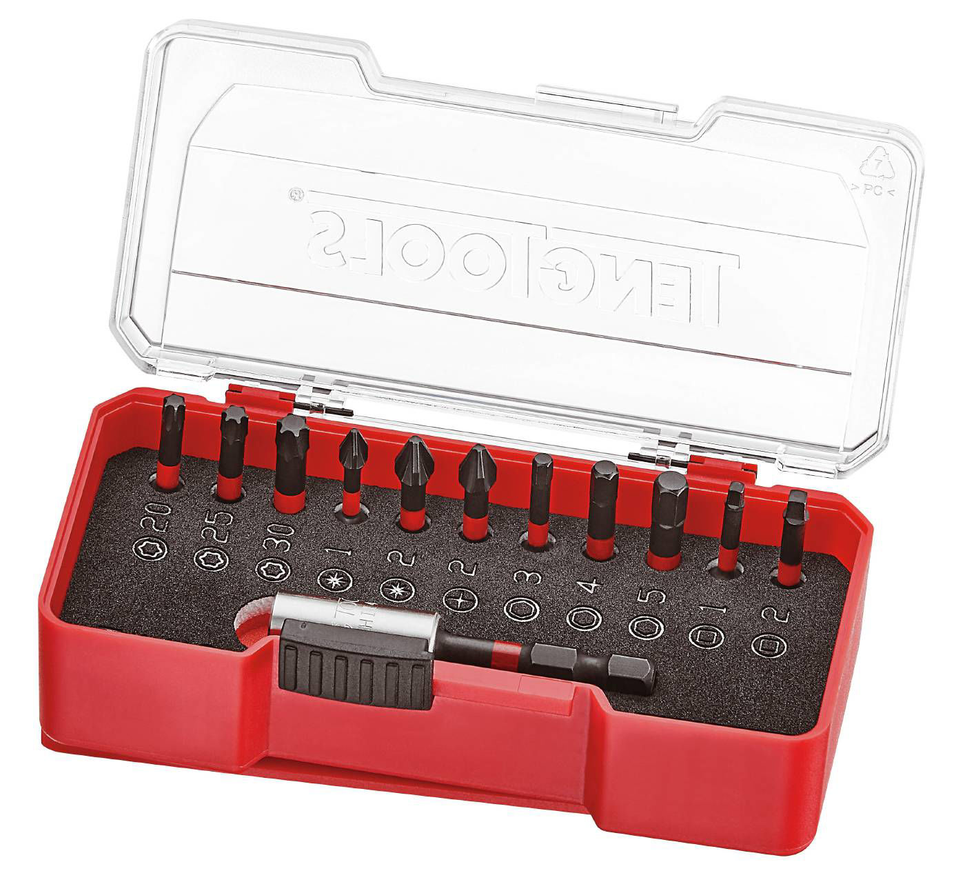 Teng tools bitssats Impact TJ1413 (12 delar) - med