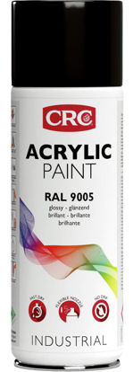 CRC Acrylic paint svart blank RAL 9005 (400 ml)
