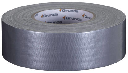 Grunda vävtejp extra stark silver 50mmx50m