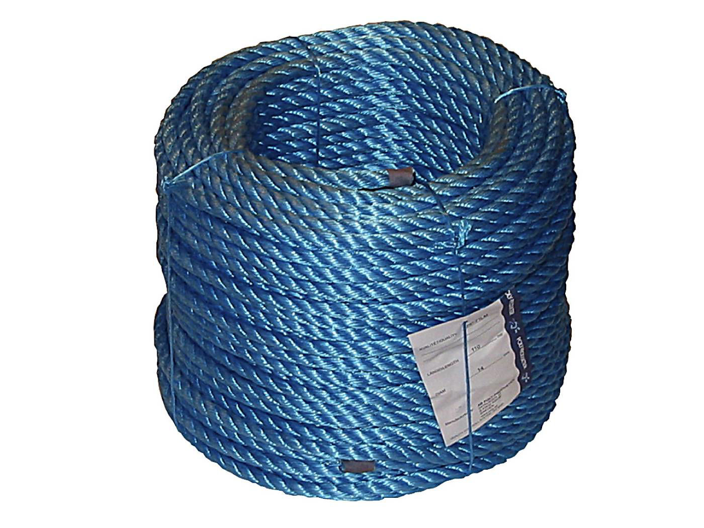 Poly Polypropylentågvirke 3-slaget Blå 6mmx30m - pp