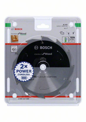 Bosch Cirkelsågklinga STD 165x15,87mm 12T TRÄ