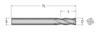 Cobolt Spiralfräs D=6 L=19 TL=76 S=6