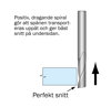 Cobolt Spiralfräs D=6 L=20 TL=64 S=6