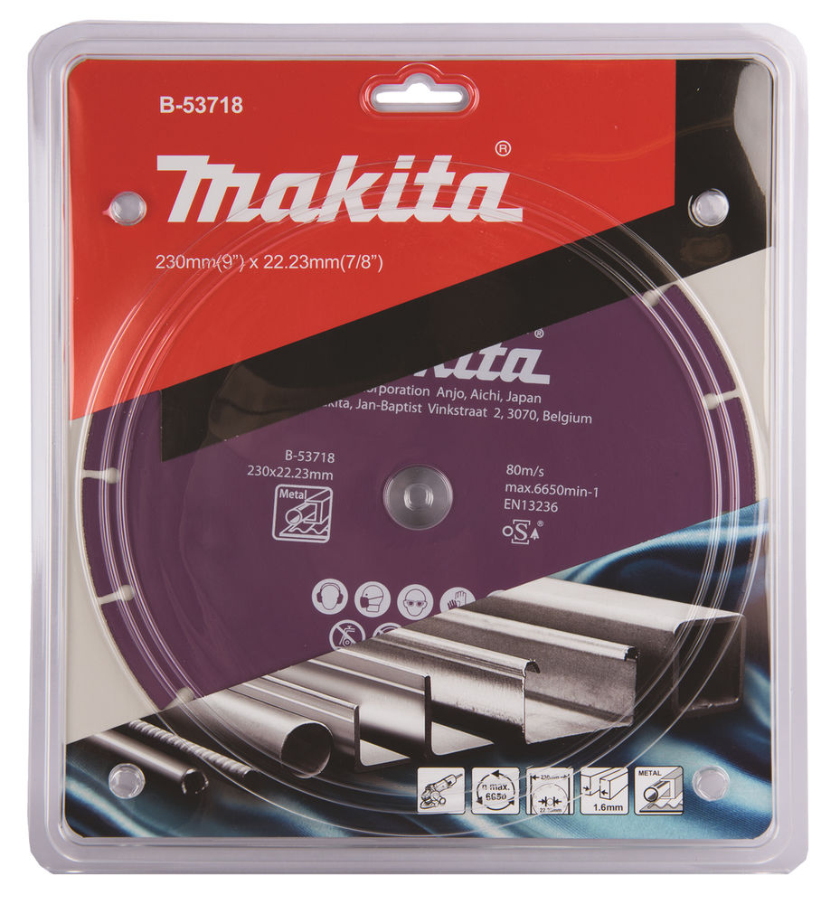 Makita Diamantkapklinga B-53718 230x1,6 - med