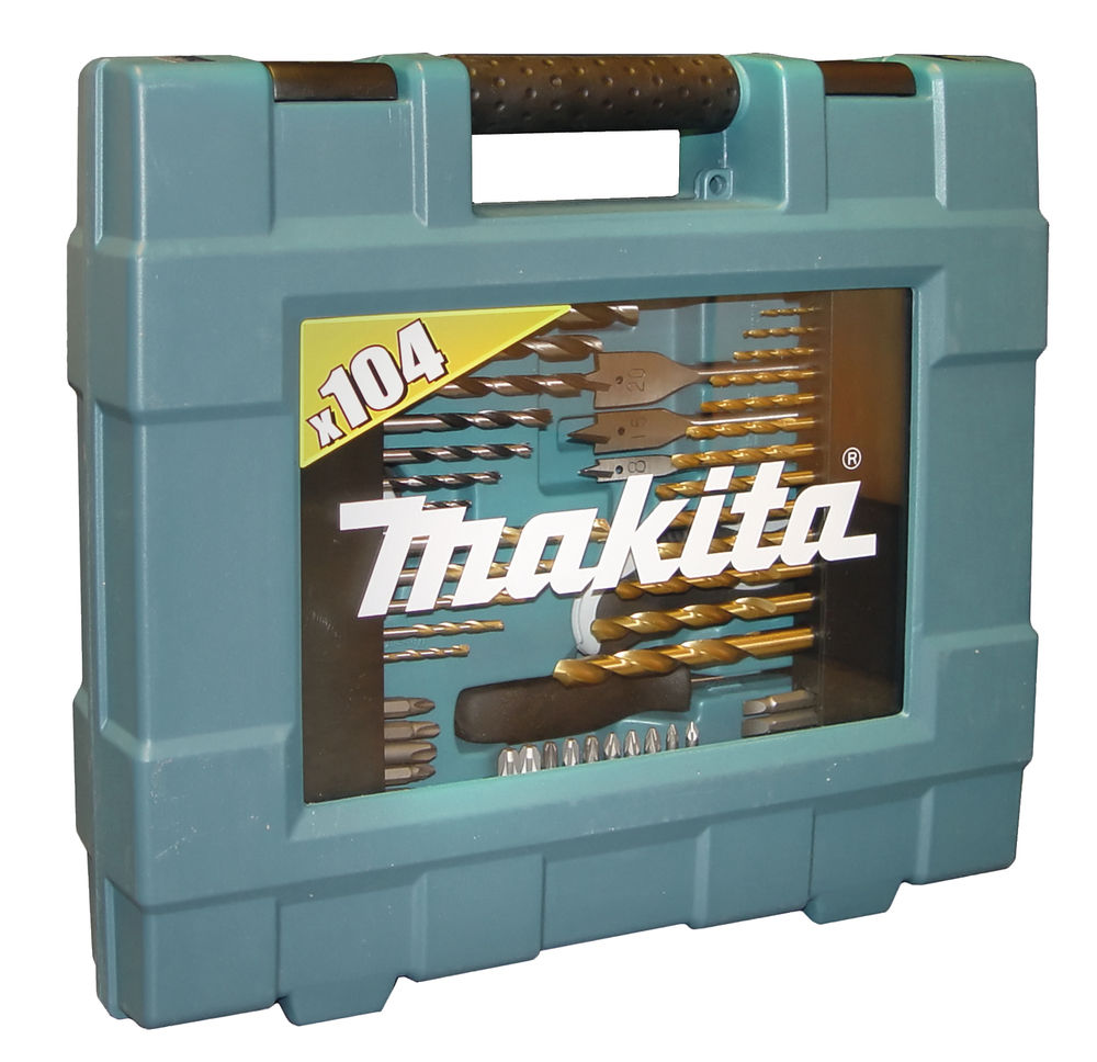 Makita D-31778 Borr/bitsset Metall 104-delar - kniv med