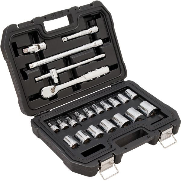 DeWalt DWMT19241-1 Hylsset 1/2" 22-delar - förvaringslåda