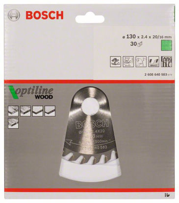 Bosch Cirkelsågklinga 130x16mm 30T Optiline Wood