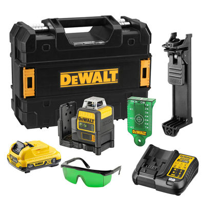 DeWalt DCE0811D1G Linjelaser Grön 10,8V