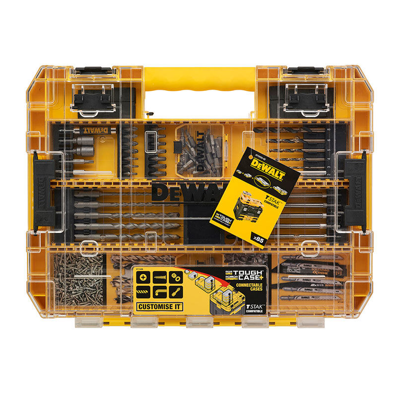 DeWalt DT70763 Borr-/Bitssats 85-delar TouchCase L - med