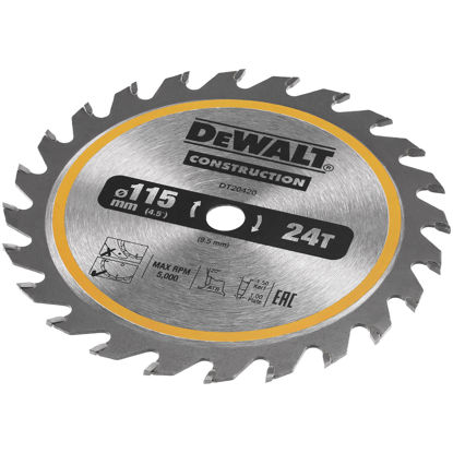 DeWalt DT20420 Sågklinga TCT 24T 115mm