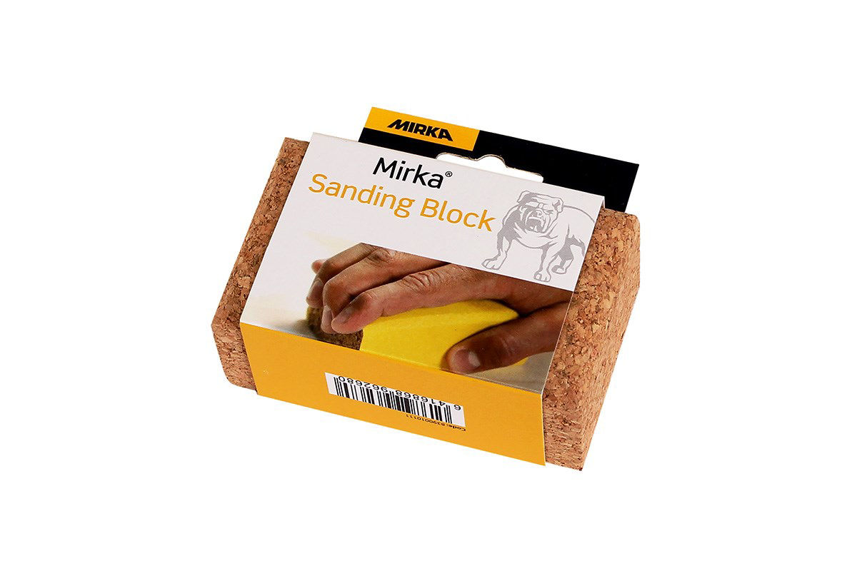 Mirka Handslipstöd Kork 100x60x40mm - slippapper