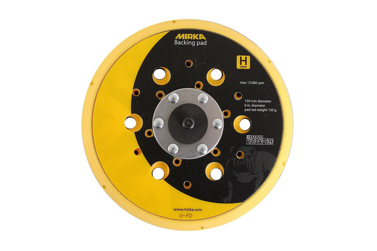 Mirka Underlagsplatta 150mm 5/16" Grip 48H Hård