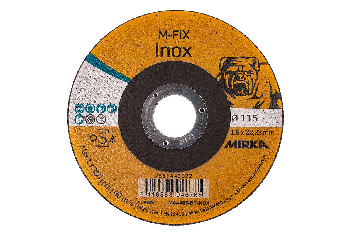 Mirka KAP M-FIX 115x1,6x22,23 M4A46S-BF - kapskiva