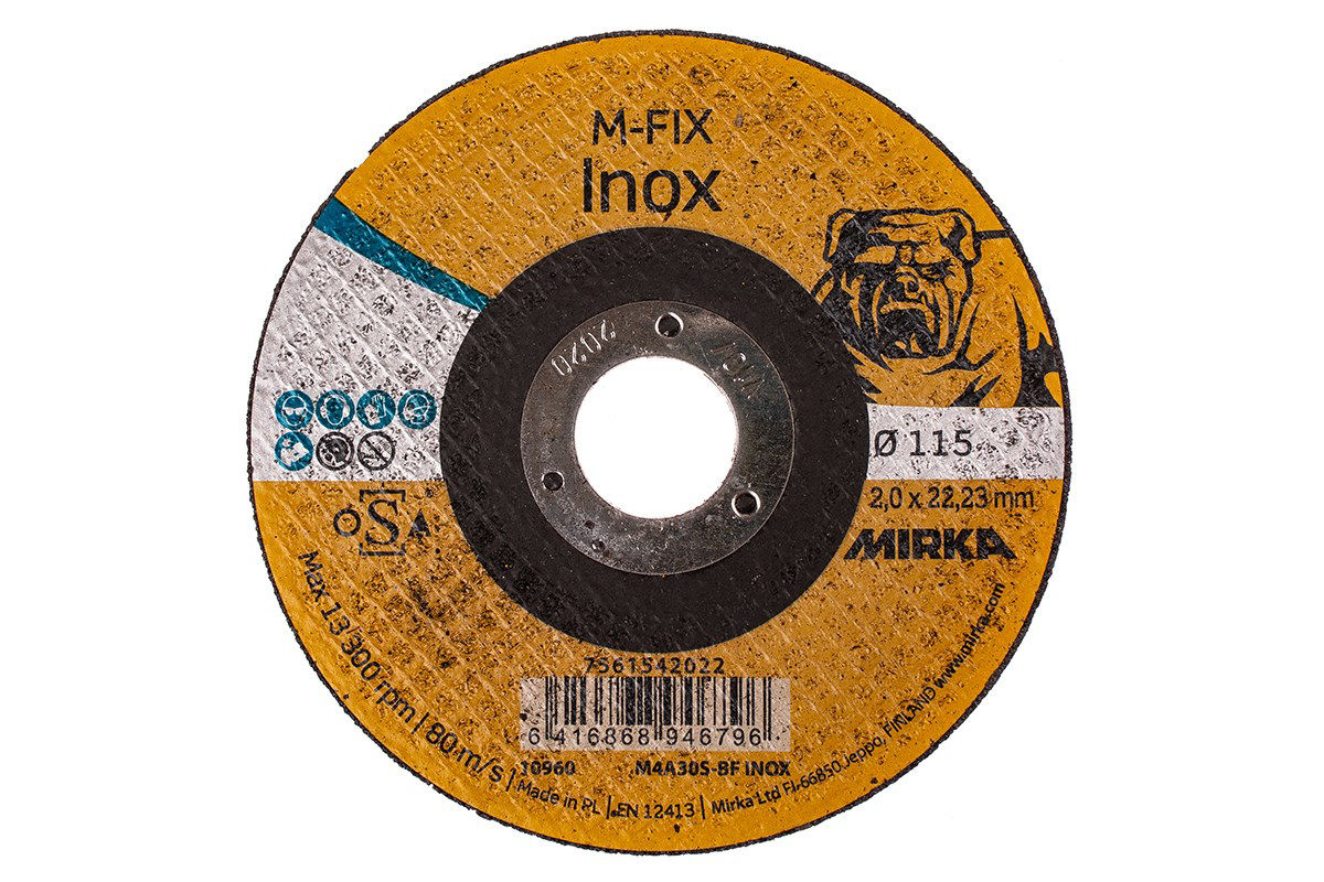Mirka KAP M-FIX 115x2,0x22,23 M4A30S-BF - kapskiva