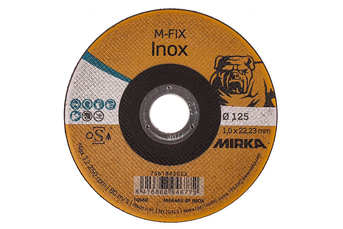 Mirka KAP M-FIX 125x1,0x22,23 M4A46S-BF - kapskiva
