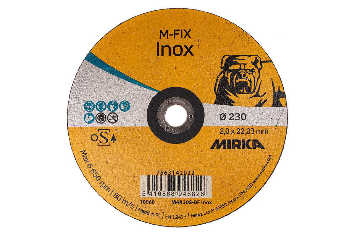 Mirka KAP M-FIX 125x1,6x22,23 M4A46S-BF - kapskiva