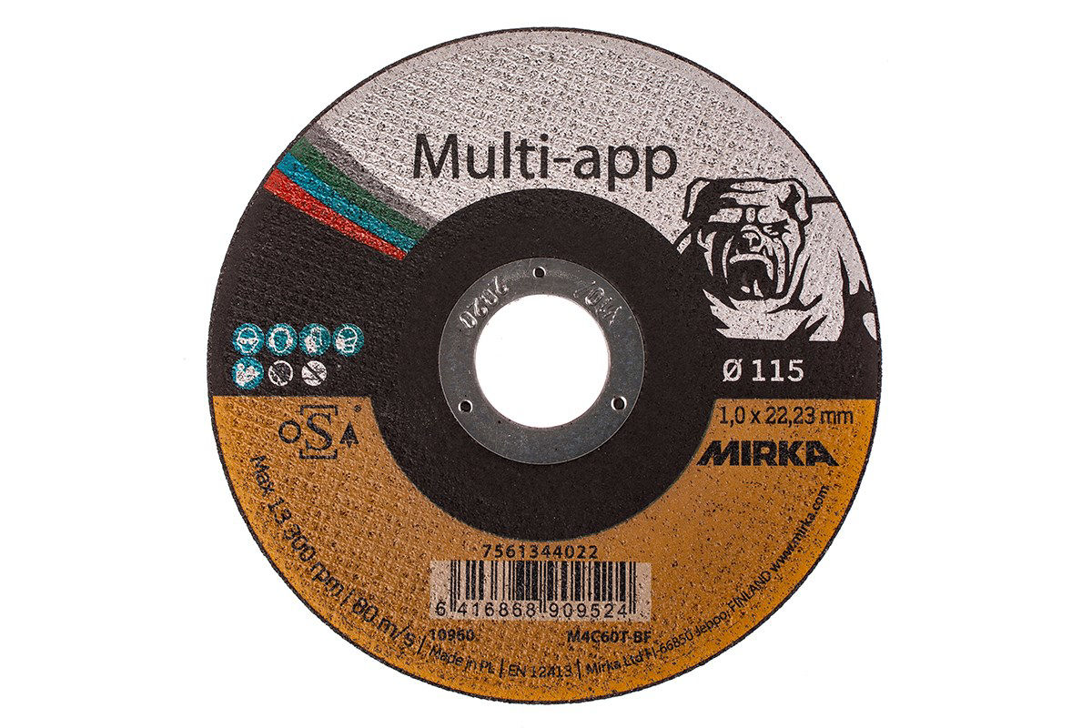 Mirka KAP MULTI APP 115x1,0x22,23 M4C60T - metall