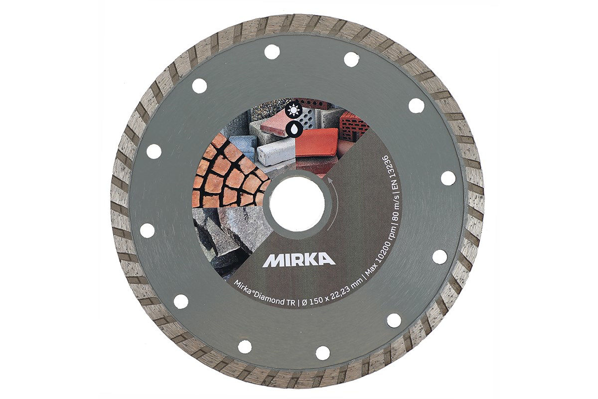 Mirka Diamond 150x22,2 TR - betong