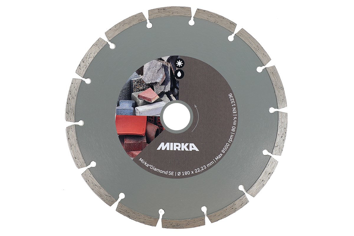 Mirka Diamond 180x22,2 SE - betong