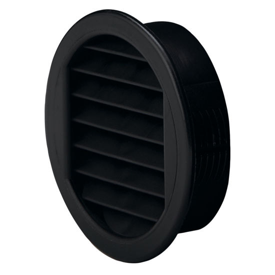Ventilgaller Skåp D50mm 4st Svart
