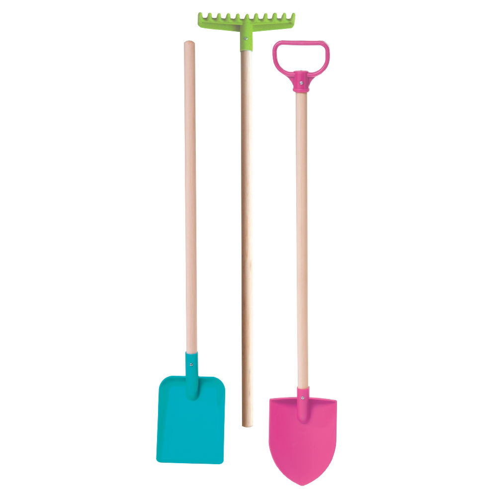 Nyby Miniredskap I Plast 3-delar - spade