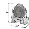 Flex Batterifläkt CF18.0/230 (utan batteri)