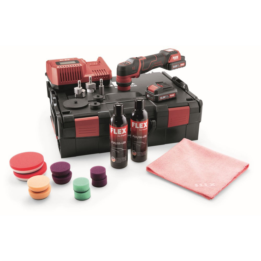 Flex Batteripolermaskin PXE80 10.8-EC P-Set - roterande