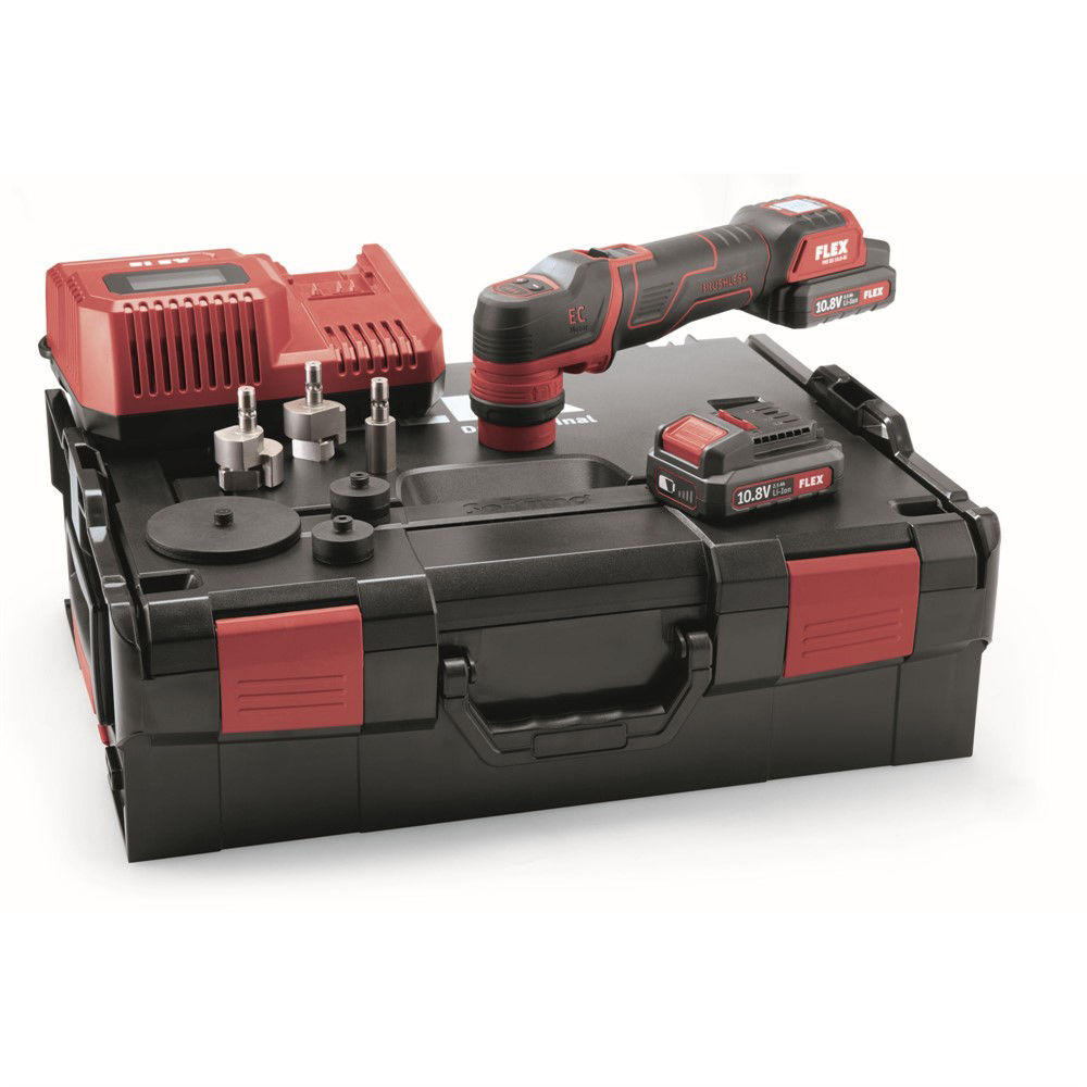 Flex Batteripolermaskin PXE80 10.8-EC Set - roterande
