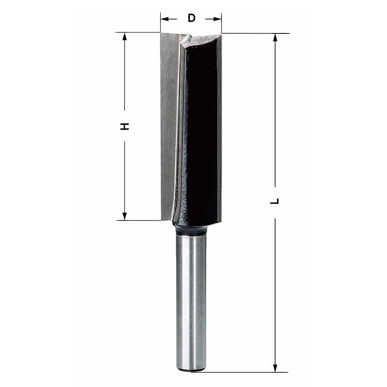 Delver Bottenskärande Notfräs 10x50x90mm S=8mm | toolab.se