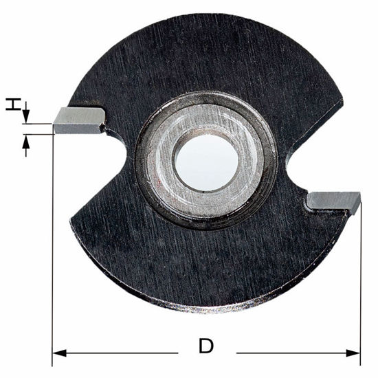 Delver Skivnotfräs 6x40 S=8mm