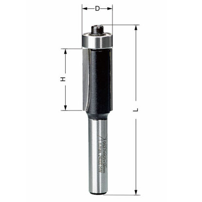 Delver Kantfräs 9.5×25×70mm S=8mm