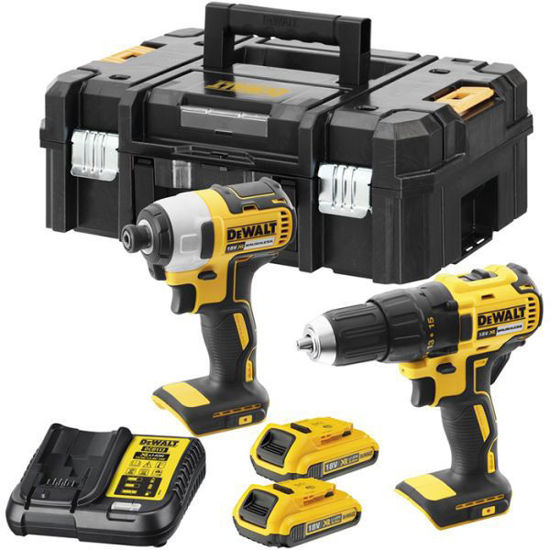 DeWalt DCK2059D2T Verktygspaket 18V (2x2,0ah)