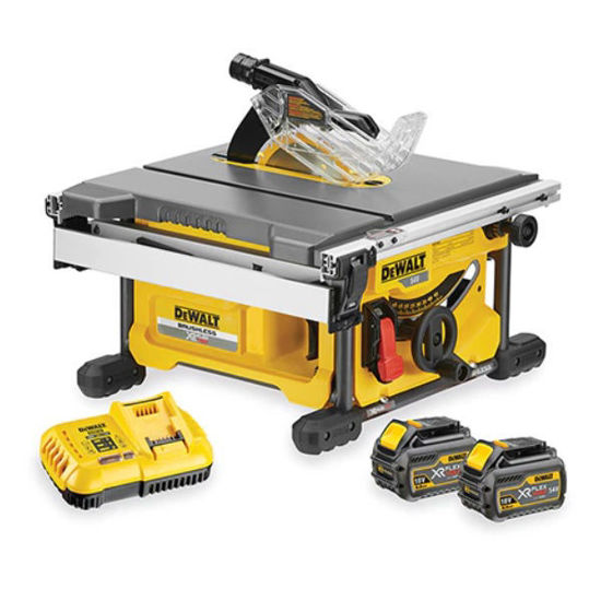 Bild på DeWalt DCS7485T2 Bords-/Klyvsåg Flexvolt 54V (2x6,0ah)