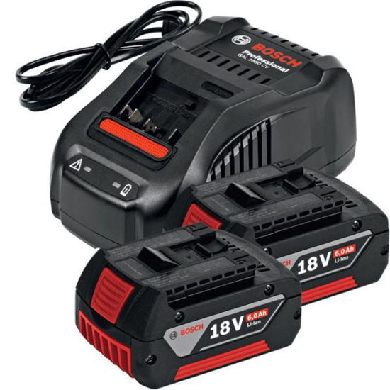 Picture of Bosch 18V Batteripaket (2x6,0ah + Snabbladdare)