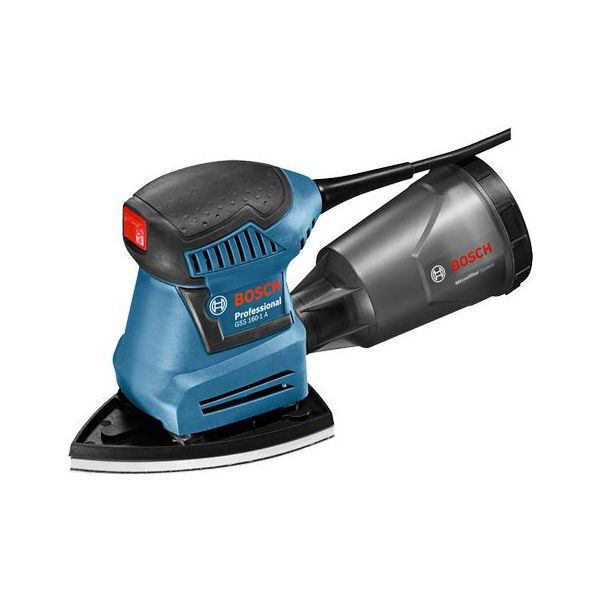 Bosch GSS 160-1 Multi Planslipmaskin i L-Boxx (3st Slipplattor) - med