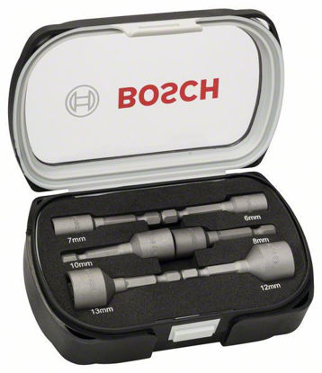 Bild på Bosch Hylsnyckelsats med magnet 6-13mm 50mm 6st
