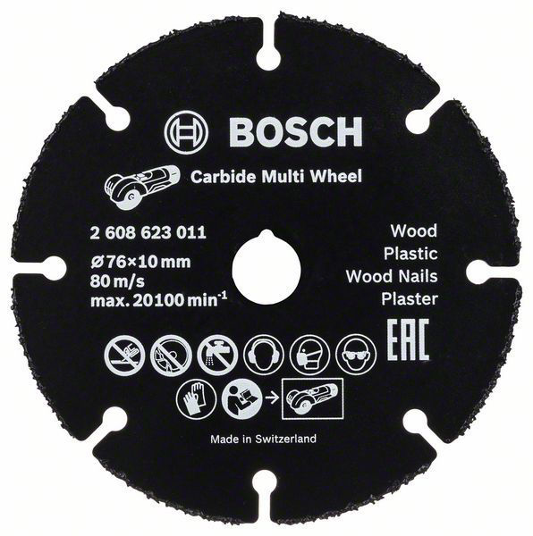 Bosch Kapskiva HM 76mm Multi Wheel (1-P) - med